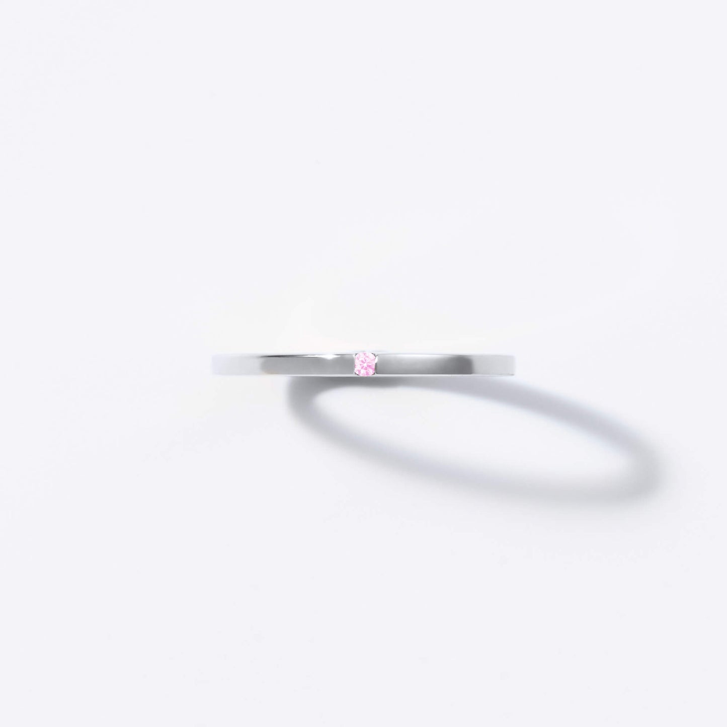 Mother Ring(Flat)/Platinum/誕生石0.05ct.