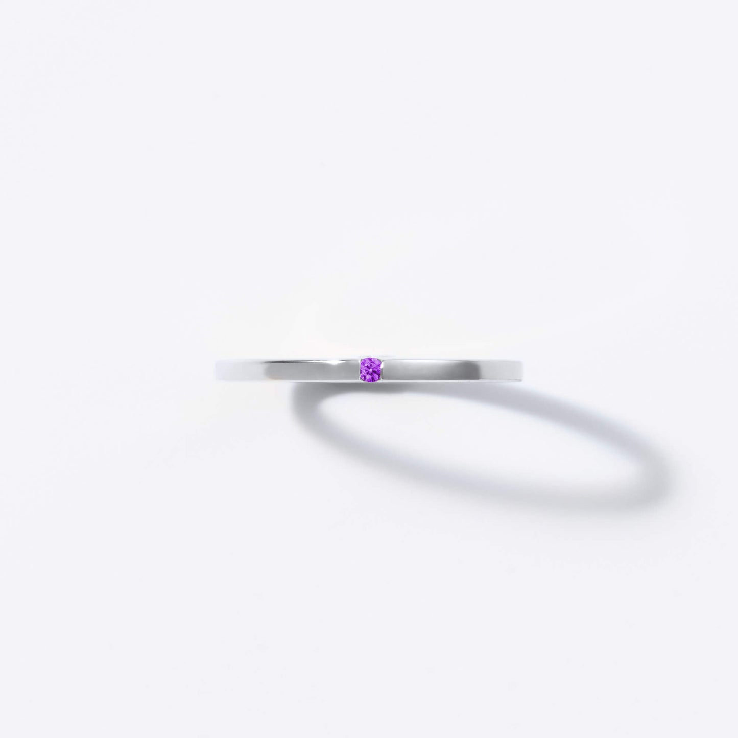 Mother Ring(Flat)/Platinum/誕生石0.05ct.