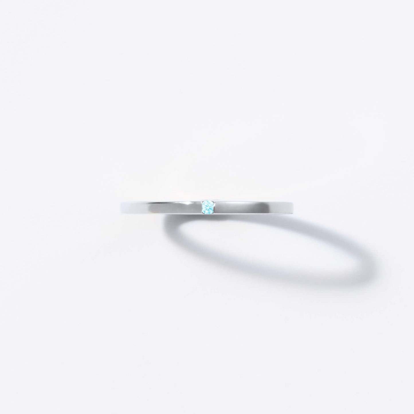 Mother Ring(Flat)/Platinum/誕生石0.05ct.