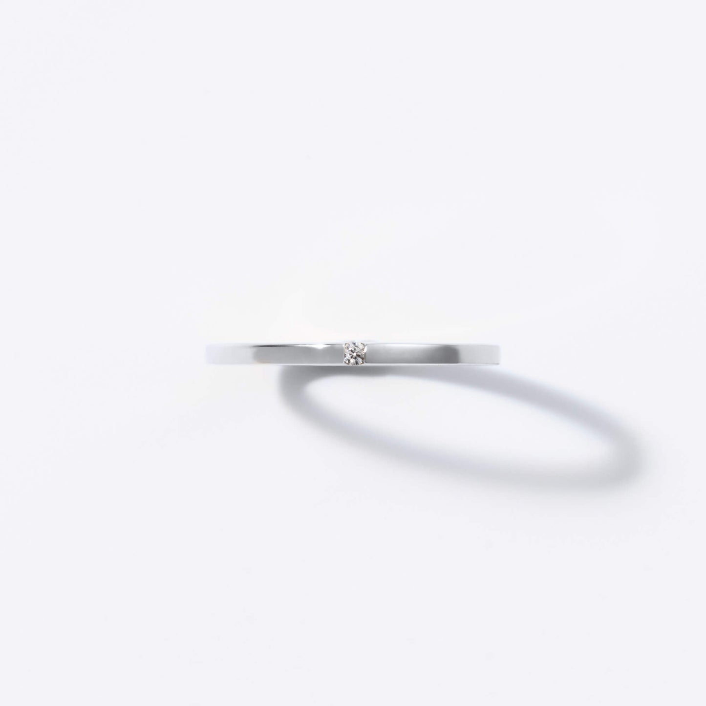 Mother Ring(Flat)/Platinum/誕生石0.05ct.
