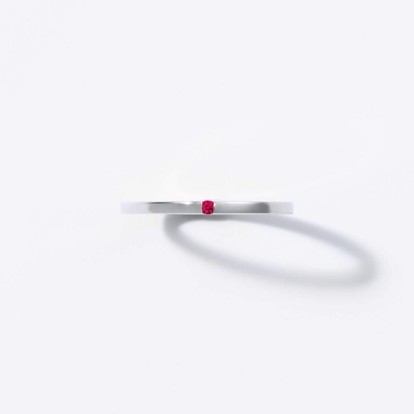 Mother Ring(Flat)/Platinum/誕生石0.05ct.