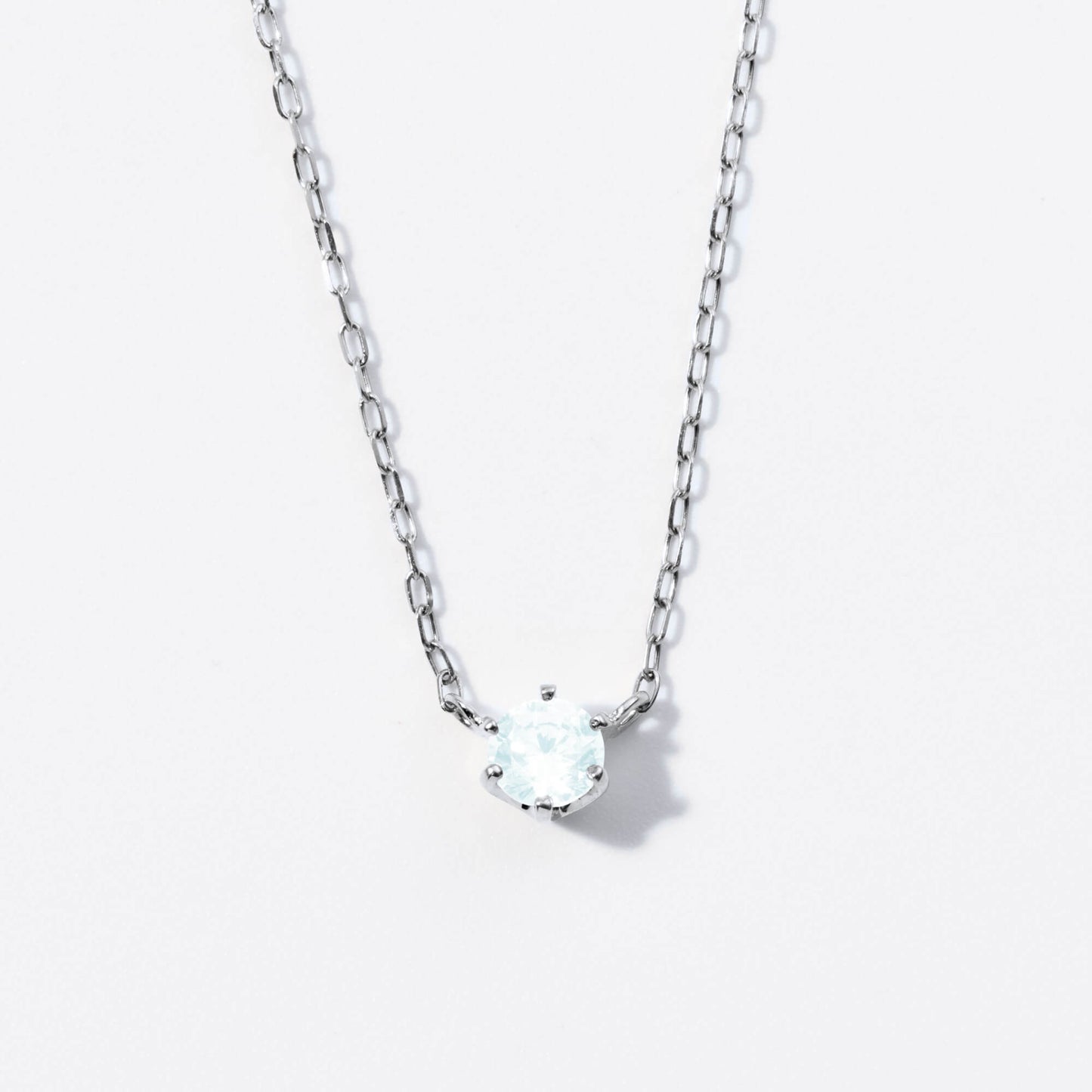 ネックレス/Platinum/誕生石0.1ct.